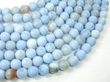 Light Blue Agate Beads, 8mm Round Beads-Gems: Round & Faceted-BeadBeyond