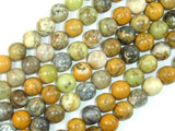 Dendritic Opal Beads, Yellow Moss Opal Beads, 10mm Round Beads-Gems: Round & Faceted-BeadBeyond