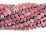 Frosted Matte Agate, 6mm Round Beads-Agate: Round & Faceted-BeadBeyond
