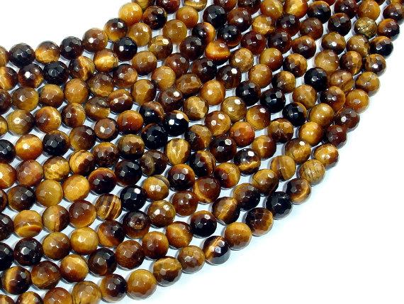Tiger Eye Beads, 6mm Faceted Round-Gems: Round & Faceted-BeadBeyond