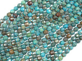 Blue Calsilica Jasper Beads, 4mm Faceted Round Beads-Gems: Round & Faceted-BeadBeyond