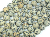 Matte Dalmation Jasper Beads, 10mm Round Beads-Gems: Round & Faceted-BeadBeyond