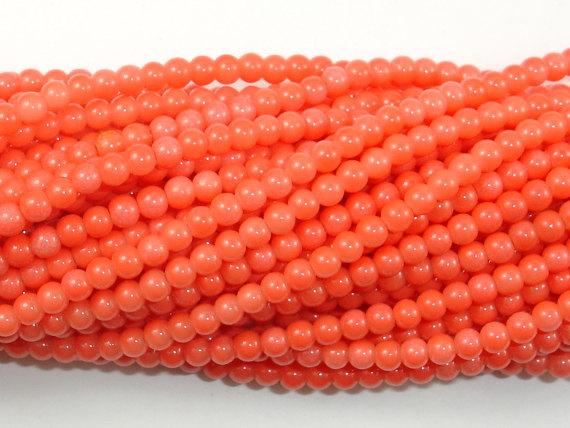 Pink Coral Beads, Angel Skin Coral, 3mm Round Beads-Gems: Round & Faceted-BeadBeyond