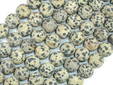 Matte Dalmation Jasper Beads, 12mm Round Beads-Gems: Round & Faceted-BeadBeyond
