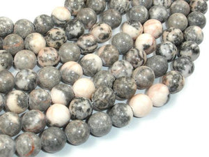 Pink Zebra Jasper, 10mm Round Beads-Gems: Round & Faceted-BeadBeyond